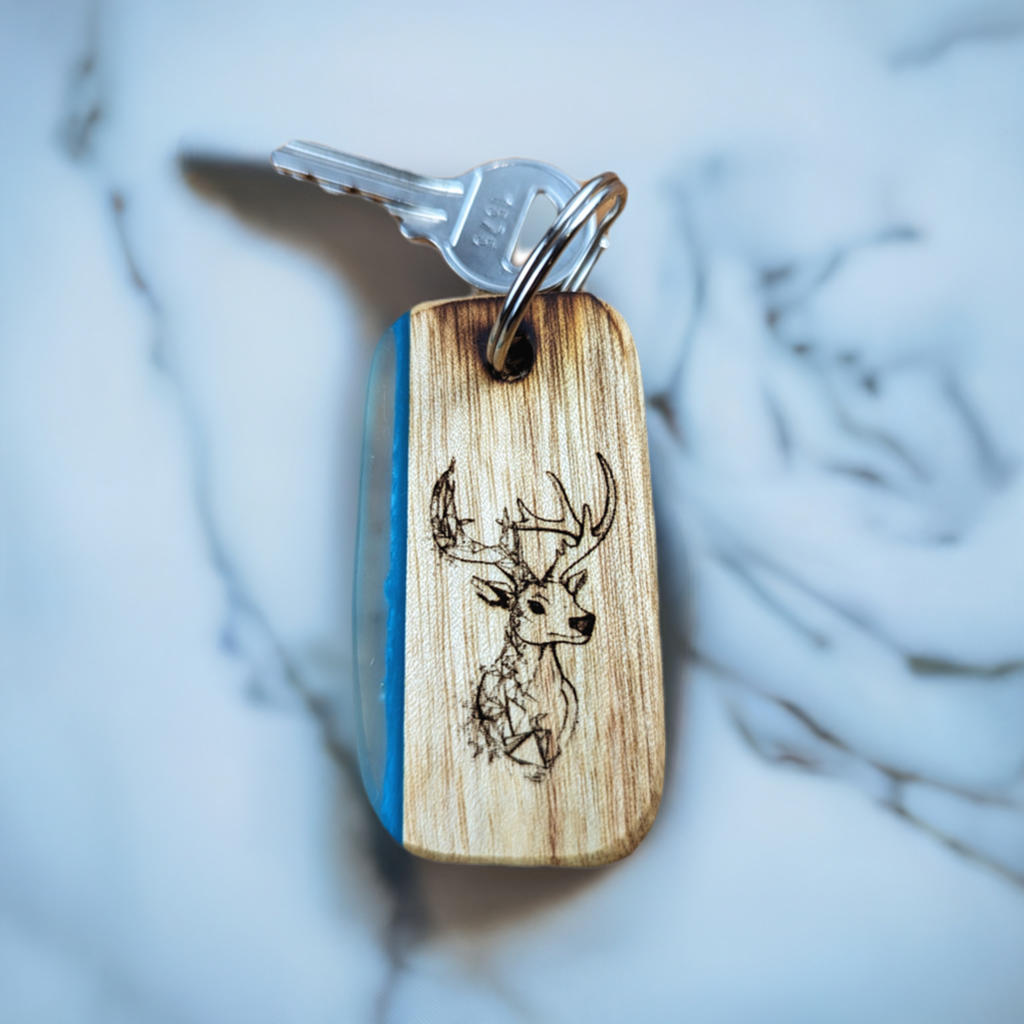 Dear engraved keyrimg