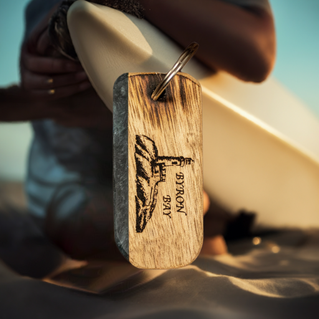 Byron Bay Lighthouse Keyring