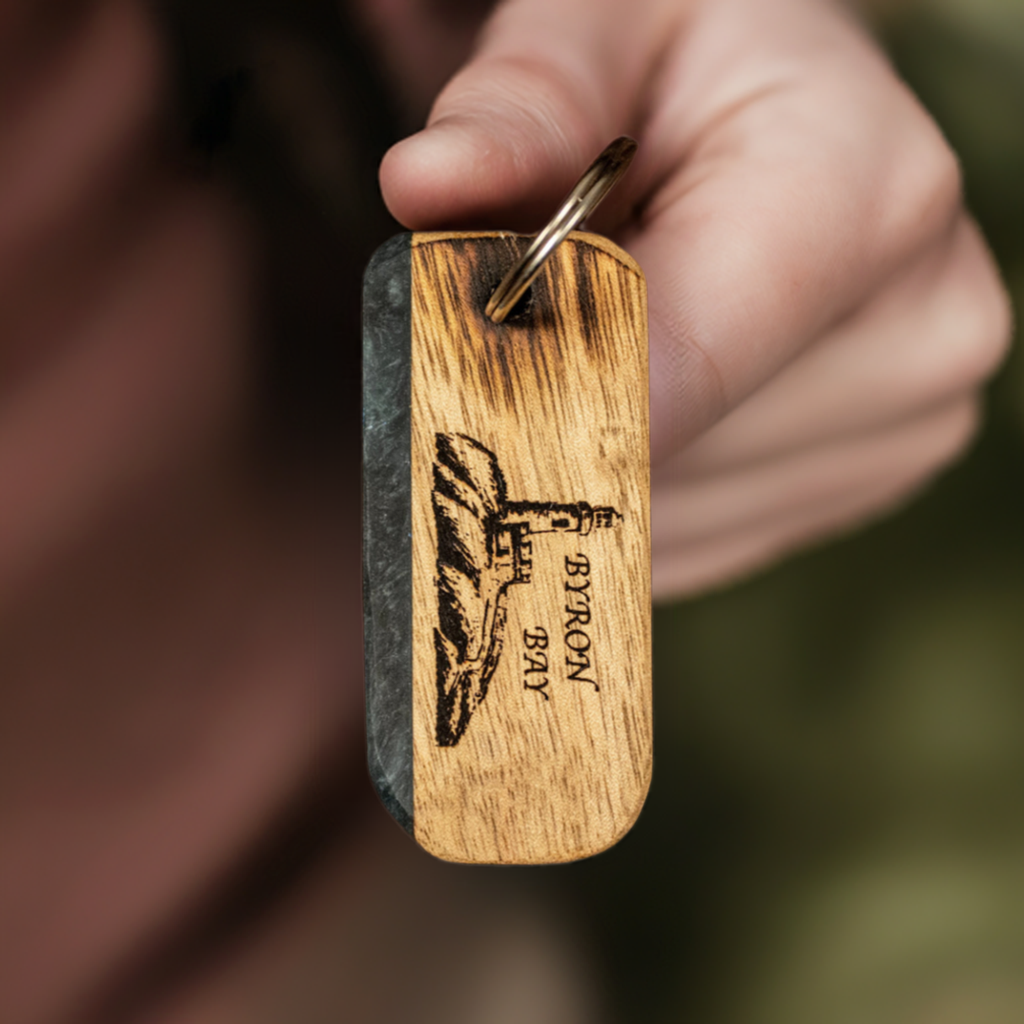 Byron Bay Lighthouse Keyring