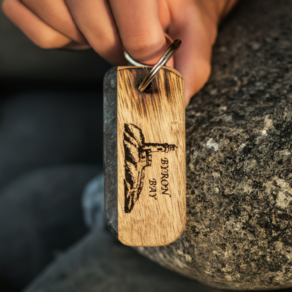 Byron Bay Lighthouse Keyring