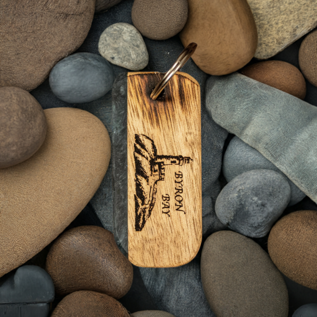 Byron Bay Lighthouse Keyring