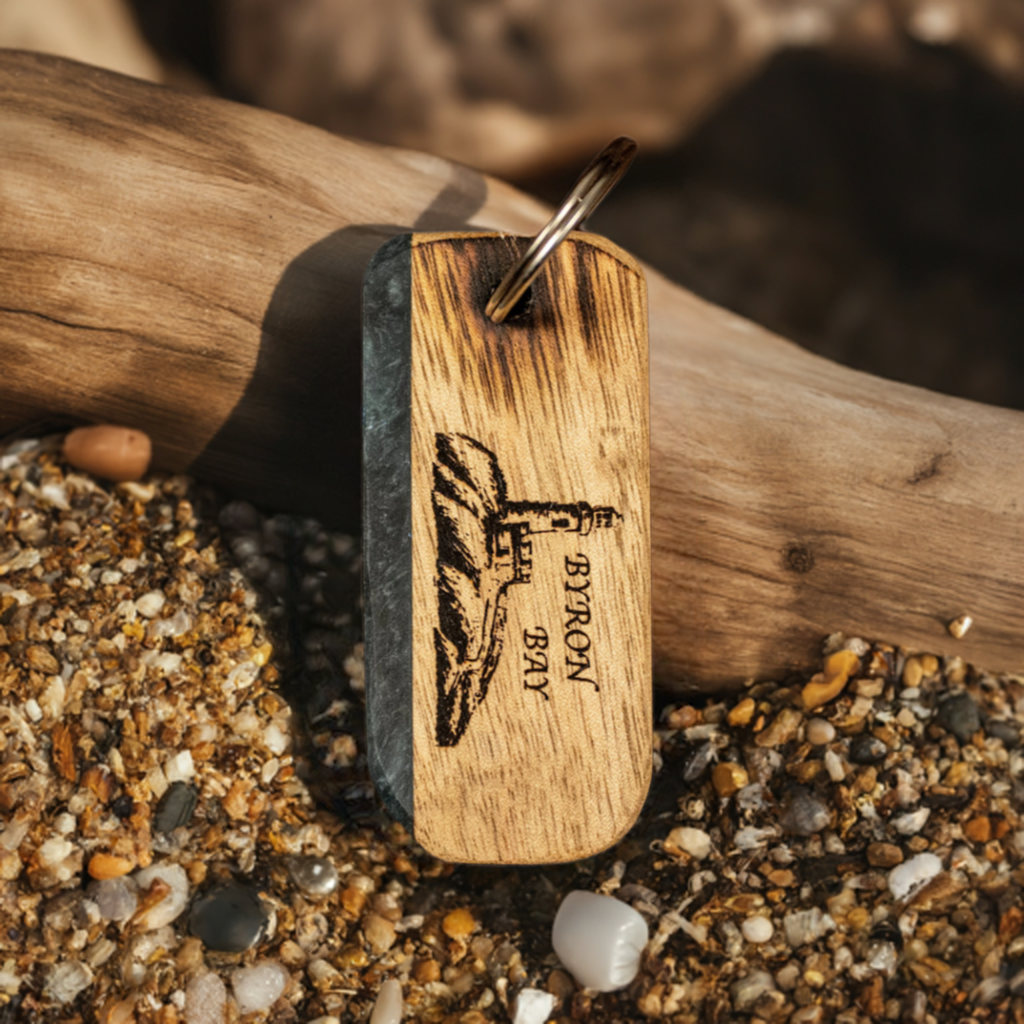 Byron Bay Lighthouse Keyring