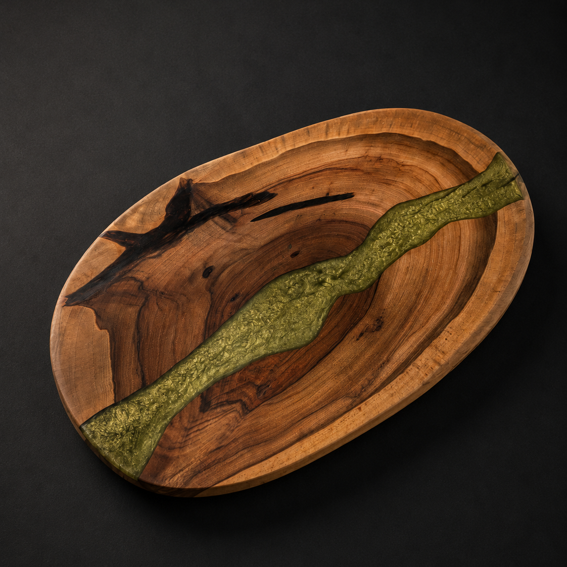 Resin crosscut